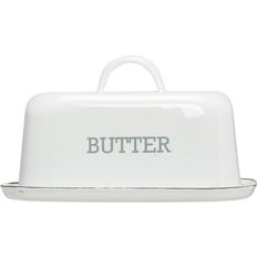 With Handles Butter Dishes Opaline Enameled Steel Butter Dish