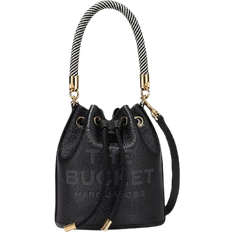 The Leather Bucket Bag - Black