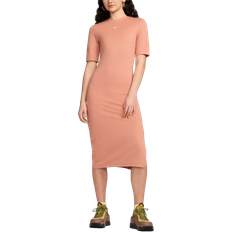 Nike Sportswear Essential Women's Tight Midi Dress - Terra Blush/Sail