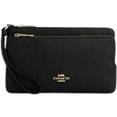 Wallets & Key Holders Coach Double Zip Wallet - Gold/Black