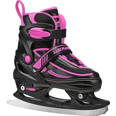 Ice Hockey Skates Roller Derby Summit Boy's Adjustable Ice Skate - Black/Pink