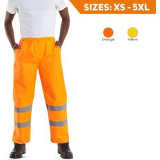 Uneek Hi-Viz Trouser UC807 Yellow Colour: Yellow