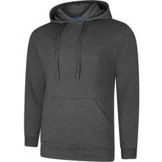 5XL - Woman Polo Shirts Uneek UC509 Deluxe Hooded Sweatshirt 2XL, COLOUR: Charcoal