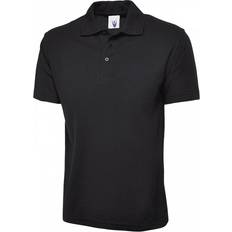 Unisex - XXL Polo Shirts Uneek Olympic Poloshirt UC124 Black Colour: Black