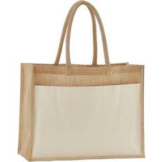 Jute Sacs de courses Westford Mill Starched Jute Tote Bag