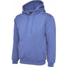 Purple - Unisex Jumpers Uneek UC502 Classic Hooded Sweatshirt COLOUR: Violet