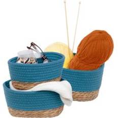 Livivo Tulla Seagrass Of 3 Basket