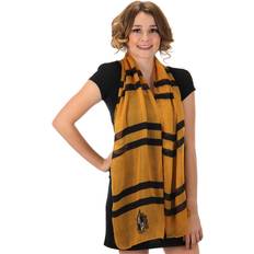 Yellow Scarfs Harry Potter Hufflepuff Lightweight Scarf Black&#47;Orange One-Size