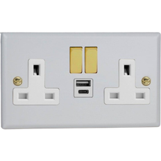 USB Outlet Electrical Outlets & Switches Varilight XY5UACVW.MW