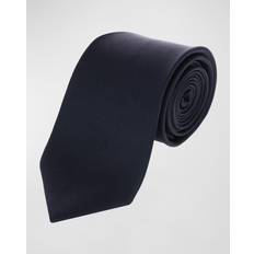 Men Ties on sale Trafalgar Men's Sutton Big & Tall Solid Color Silk Necktie, Black