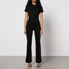 Good American Jumpsuits Jumpsuits & Overalls Good American Fit For Success Stretch-Denim Bootcut Jumpsuit Black