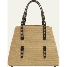 Alaïa Väskor Alaïa Mina 25 raffia tote bag