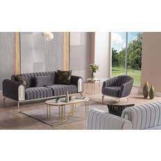 Sofagruppen Sofas JVMoebel Schickes couchtisch sessel Sofa