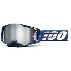 100% Armega Rockchuck Flash Silver Lens MX Goggles