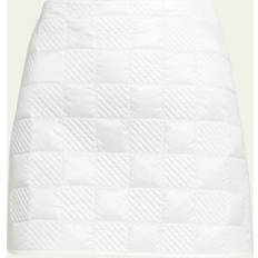 Moncler Women Skirts Moncler Mini Jupe Matelassée - Blanc