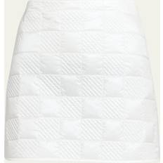 Moncler Nederdele Moncler Nylon Quiltet Nederdel - Beige