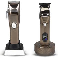 Shavers & Trimmers Wealth AHBV Professional Cordless Clipper & Trimmer Set Stand Haircut Kit