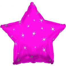 Unique Party Star Foil Balloon Pink One Size