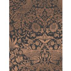 William Morris At Home Strawberry Thief Fibrous Charcoal