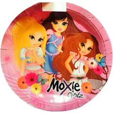 Disposable Plates Moxie Girlz Party Plates Pack Of 8 Multicoloured One Size