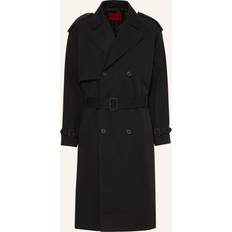 Uomo - Viscosa Cappotti HUGO Trench - Nero