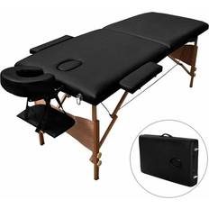 Massage Tables & Accessories Goplus Portable Folding 84-Inch Massage Table with Carrying Case Black