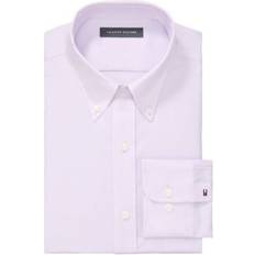 Men - Purple Shirts Tommy Hilfiger Men's Solid Dress Shirt, Lavender 16 32/33