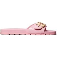 Pink Slides Tory Burch Buckle Slide - Rosa Candy