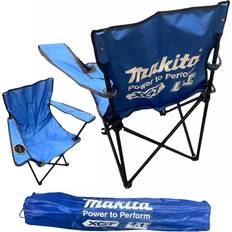 Makita lxt xgt blue folding camping chair outdoor garden beach fishing bag