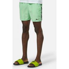 Green Swimming Trunks Nike Logo Tape Short