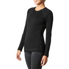 Merino Wool Base Layer Tops Smartwool Women's Merino 250 Baselayer Top, 1X, Black