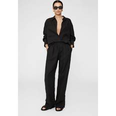 Lino - Mujer Pantalones & Shorts Anine Bing Torres Pant - Black