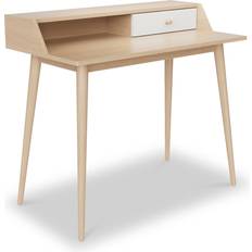 Pink Writing Desks Roseland Furniture Barford Scandi Oak & Writing Desk