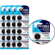 PKCELL Batterier & Laddbart PKCELL CR2016 Lithium Batteries Compatible 20-pack