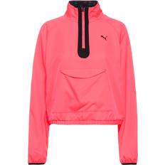 Puma Unisex Ytterklær Puma Hypernatural Woven Half-Zip Jacket Women, Sunset Glow, 3XL, Clothing