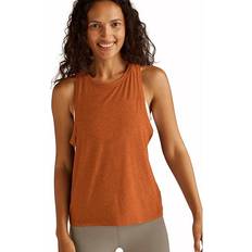 Bronze Tank Tops Beyond Yoga Featherweight Rebalance Tank Warm Clay Heather Women's Clothing Bronze