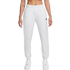 Normal Waist Pants & Shorts NIKE Women's Sportswear Club Fleece Mid Rise Joggers - Birch Heather/Black