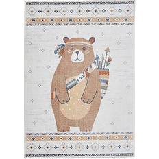 Think Rugs Kid's Vida Washable Bear Rug