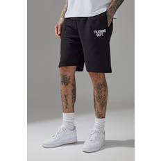 Boohoo Byxor & Shorts boohoo Tall Man Active Training Dept 9inch Short - Black
