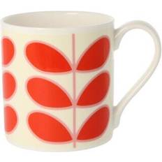 Orla Kiely Travel Mugs Orla Kiely Linear Stem Red Travel Mug