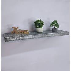 Pines Wall Shelves MODERIX wooden rustic floating 225mm Wall Shelf