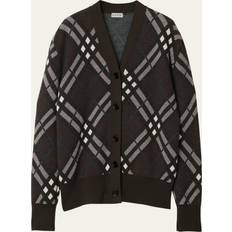 Burberry Damen Cardigans Burberry Check Wool Blend Cardigan