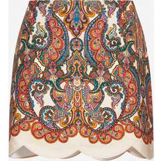 Paisley Skirts Zimmermann Ottie print linen miniskirt