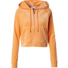 Juicy Couture Damen Oberbekleidung Juicy Couture Sweatjackn 'MADISON' orange transparent