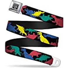 Puma Belts Puma Unisex spänne ner säkerhetsbälte dinosaurier vanliga, flerfärgad, L, flerfärgad