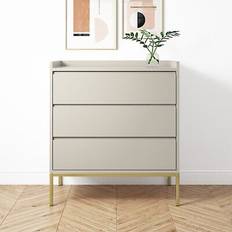 Zion beige with 3 Chest of Drawer