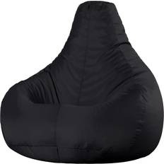 Bean Bag Bazaar Gaming Recliner Indoor and Outdoor Black Bean Bag