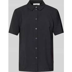 XXS Blusen Marc O'Polo Kurzarm-Bluse regular schwarz