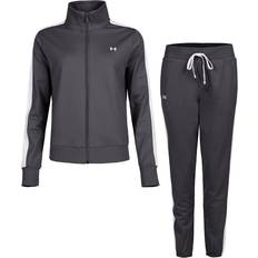 Under Armour Damen Hosen Under Armour Tricot Trainingshose Damen Grau grau