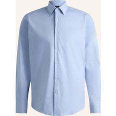 HUGO BOSS Tøj på tilbud HUGO BOSS H-Joe-Kent Skjorte Pepitabomuld Stræk Regular Fit - Blue